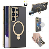Funda protectora de metal magnético para Samsung S23 S22 Ultra con frente de vidrio templado + parte trasera de PC, marca RUWANGAA, compatible con - details 7