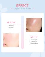 Suero facial blanqueador Sakura, antienvejecimiento, líneas finas, aprieta los poros, mejora el pigmento de melanina, crema hidratante opaca, ilumina el cuidado de la piel - details 3