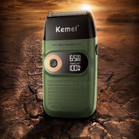 Kemei-afeitadora con pantalla LCD, KM-2026, cristal líquido, regalos para marido - details 4