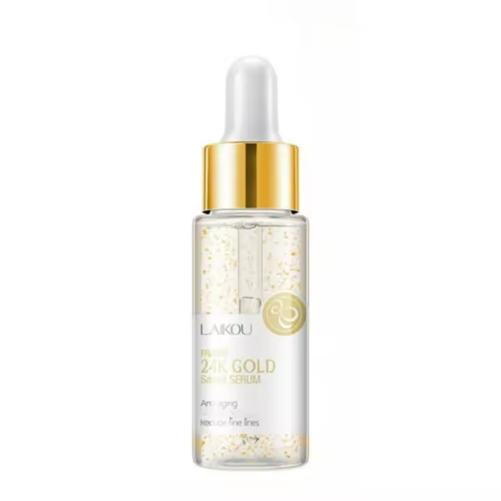 Serums Faciales de Caracol de Oro 24k para Mujer, Filtrado de Secreción de Caracol, Cara Ácido Hialurónico Suero Hidratante Colágeno Esencia, Reduce el Envejecimiento, Suaviza las Arrugas, Reafirma, para Promover la Absorción Suero Hidratante Profundament - 1