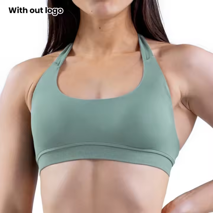 Sujetador deportivo de impacto para mujer, ropa interior deportiva sin costuras, elástica, transpirable, mejora el pecho, oc - 1