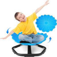 silla oscilante para sentarse y girar, juguetes de equilibrio sensorial, sillas para autismo y TDAH, equipo de juego para - details 19