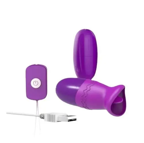 Laile USB lengua lamiendo huevos de doble salto fuerte choque divertidos juguetes para sexo masturbación de mujeres productos sexuales para adultos - 1