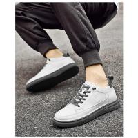 Primavera otoño zapatos de aumento interior para hombres zapatos deportivos casuales de cuero zapatos invisibles de aumento de altura hombres elevador deportivo 8CM - details 3