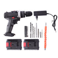Juego de destornilladores inalámbricos LED, Taladro Inalámbrico de 48V con 2 baterías y cargador, 25-28 - details 0