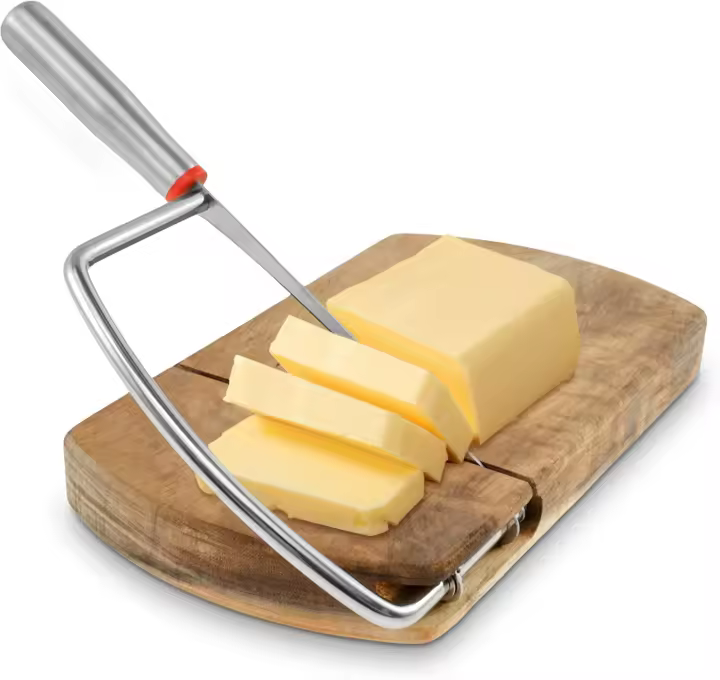 Cortador de queso seguro, tabla de cortar de madera para queso - 1