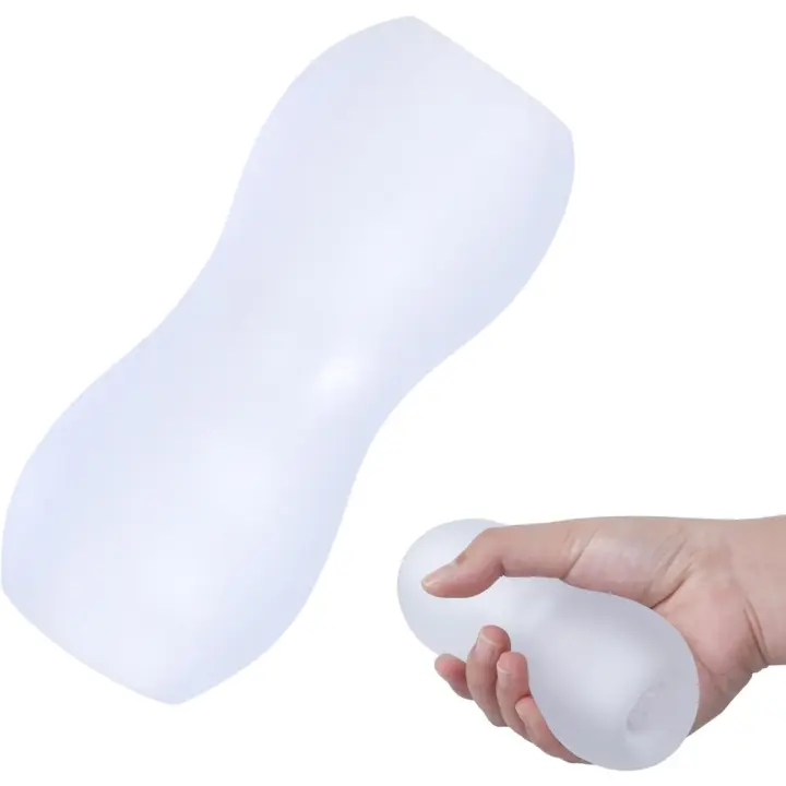 Masturbadores masculinos automáticos Juguetes sexuales para hombres Masturbador reutilizable para hombres,Copa mini masturbadora transparente Masturbación manual para hombres Copa - 1
