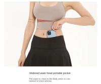 Culottes deportivos de cintura alta para mujer, Falda corta de secado rápido para correr, antivacío, con forro de tenis, Yoga Fiess - details 1