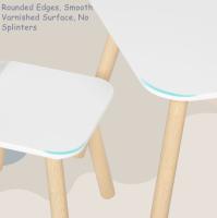 Mesa para niños con 2 sillas, juego de mesa de actividades para comer, pintar, aprender, leer, guardería, jardín de infantes - details 6