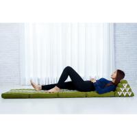Cómodo Colchón De Suelo con Cojín De Lectura, Futón Japonés, Cama Plegable O Esterilla De Masaje Tailandés, 170 x 53 cm, Azul Claro - details 218