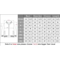 Chaqueta para hombre, abrigo cortavientos diario para otoño e invierno, correas con cuello levantado, chaquetas de manga larga activas de ajuste Regular, uniforme de béisbol - details 2
