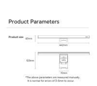 Baseus-luz colgante asimétrica USB para pantalla, lámpara Led de escritorio para lectura, color negro, para ordenador - details 15