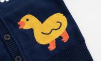 Suéter de invierno para niños y niñas, nuevo cárdigan, chaqueta con hebilla, ropa para niños, prendas de punto para bebés, suéteres de algodón de doble capa para chico - details 4