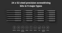 Destornillador Eléctrico de Precisión Xiaomi Mijia con 24 Puntas de Destornillador Magnético Kit de Herramientas Eléctricas para Reparación de Hogar Inteligente PC Teléfono - details 4