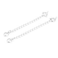 Cadenas de latón de Color dorado de 18K con extremo de gota, cadenas extensibles con cierres redondos de resorte, suministros de joyería Diy de alta calidad para mujer - details 15