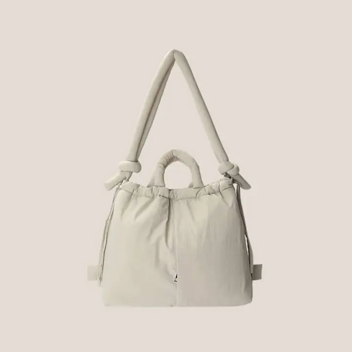 Bolso de mano acolchado de nailon informal para mujer, bolsos de hombro tipo bandolera suaves de diseñador, bolsos Vintage simples de gran capacidad, mochila de lujo de alta gama 2023 - 1