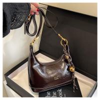Bolso Premium 2025 nuevo nicho textura retro bolso de moda de un hombro mensajero bolso de las mujeres bolsa de bola de masa - details 3