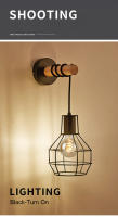 LEFAN-luz de pared Retro de estilo Industrial americano, candelabro para dormitorio, comedor y jardín, 20CM - details 7