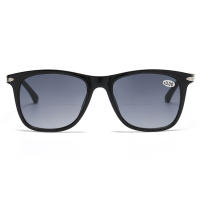 Gafas de sol de lectura bifocales con bisagras de resorte Retro redondas, cómodas, protección UV + 0,75 a + 4 - details 4