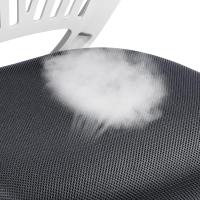 Silla Escritorio de Oficina Ergonómica Silla Giratoria Altura Ajustable sin Reposabrazos Asiento Malla Rosa - details 26