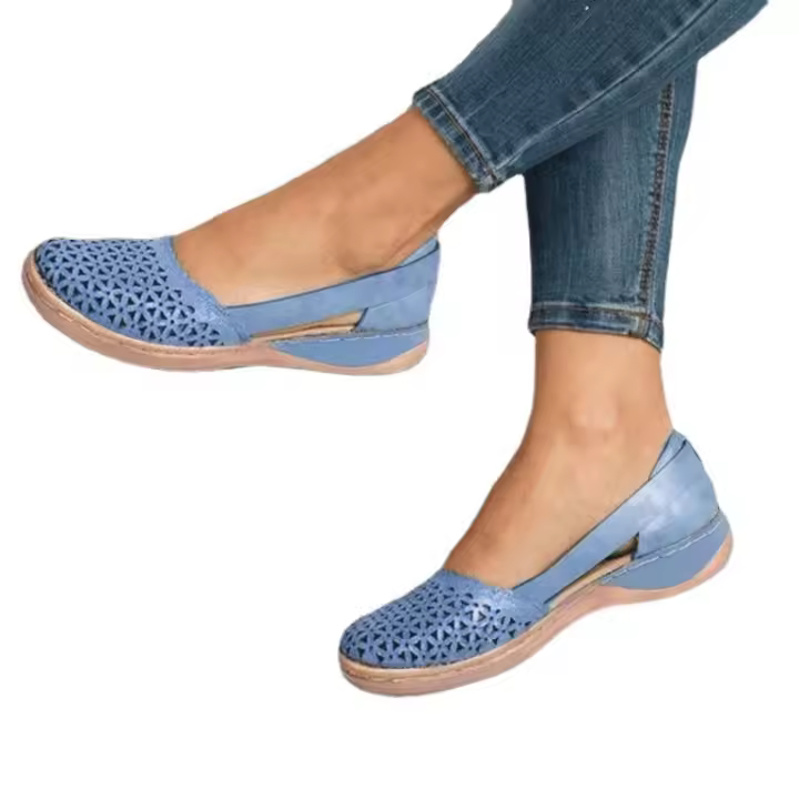 Sandalias planas de mujer, zapatos sin zapatos, informales, verano. - 1
