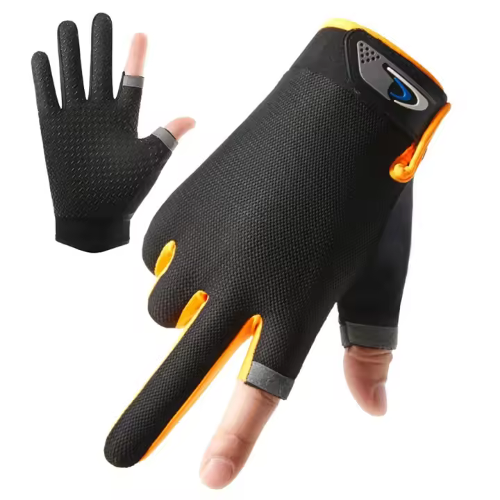 Guantes De Medio Dedo, Guantes De Cycling para conducir, Guantes De Pesca de Pesca - 1