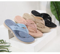 Zapatillas informales con patas de sujeción de Metal para mujer, zapatillas grandes de espiga, suela suave, novedad de 2024 - details 0