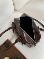 "Bolso Bandolera Vintage de Cuero - Estilo Bolera Retro, Elegante y Multifuncional para Mujer, Ideal para Oficina, Fiesta o Uso Diario |   Envío Rápido en Miravia" - details 7