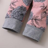 Conjunto De Ropa Para Bebés Niñas 0-18 Meses Con Romper De Manga Larga Rosa Sombrero Y Diadema 4PCS Ropa De Primavera Para Niñas Recién Nacidas - details 5