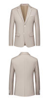 Chaqueta de traje blanca informal ajustada para hombre, blazer clásico de negocios, flujo de Color puro, alta calidad, talla grande - details 16
