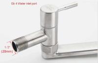 Grifo de Cocina de Acero Inoxidable Rotación de 180° Grifo de Piscina con Fregadero - details 6