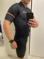 RAUDAX ENDURA Jersey de Ciclismo Kit de Uniforme de Bicicleta de Manga Corta Material de Poliéster - details 3