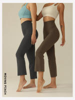 Pantalones acampanados de LICRA para mujer, mallas cortas de Yoga de alta elasticidad, cintura alta, suaves, para Fitness - details 2