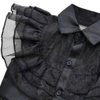 Disfraz de Addams para Niñas Vestido de Fiesta de Halloween con Peluca, Calcetines, Cinturones - details 6