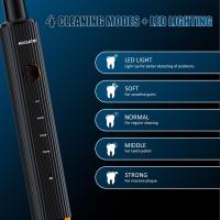 MOCEMTRY Kit de Limpieza Dental, cuidado en el hogar, cabezales 4 modos de placa, sarro, manchas, apto para niños y adultos, USB - details 3