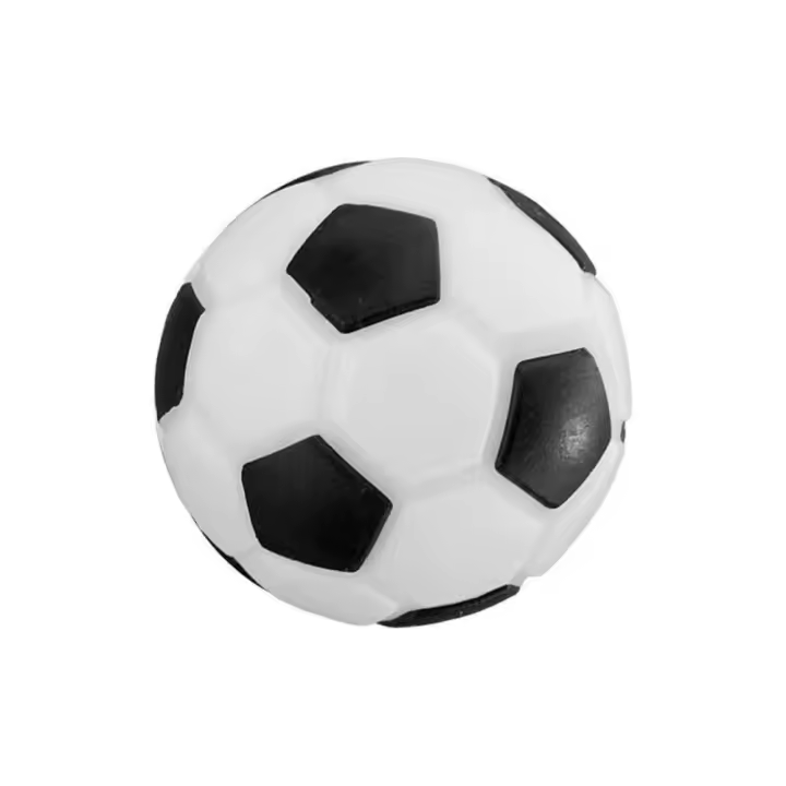 Mini balón de fútbol de mesa PP, accesorio de juego de 32mm, color blanco y negro - 1