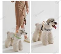 Arnés estilo Simple caminar perros, juego de correas el pecho rayas blancas y negras, suministros para mascotas, a la moda - details 8