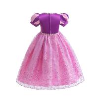 Vestido de fiesta de cumpleaños de princesa púrpura para niñas pequeñas, disfraz de Halloween, Pascua, carvinal, vestido de fiesta de vacaciones para niñas - details 25
