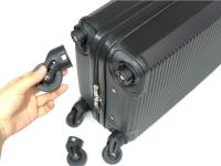 STARLEY-*Maleta Avión Equipaje de Mano Viaje Cabina Trolley ABS Rígida 4 Ruedas Maleta de cabina rigida con asa telescopica 55x35x20CM - details 2