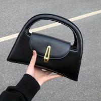 Bolso Negro Versátil con Cierre de Metal Dorado Bolso de Hombro Convertible de Gran Capacidad para Uso Diario, Trabajo, Ocasiones Especiales - details 0