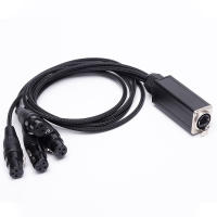 RJ45 a Audio Snake 4 canales 3 pines XLR Cable divisor de ruptura de red múltiple - details 2