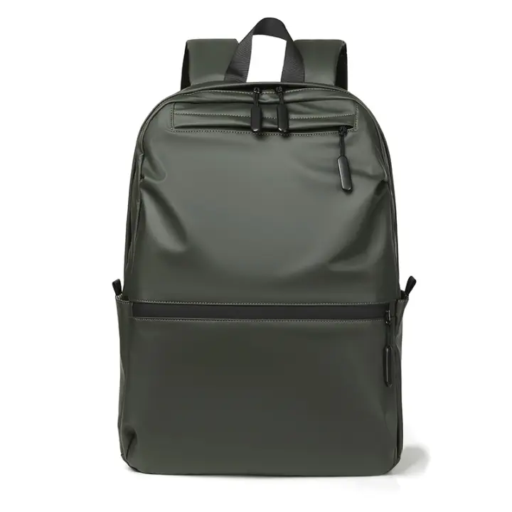 ZVD 2024Mochila de moda para hombre, morral de viaje de negocios, Color sólido, para ordenador portátil, de 15,6 pulgadas, de gran capacidad - 1