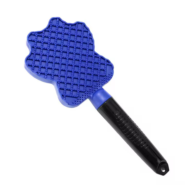 Nuevo Cepillo de Baño de Silicona 3 en 1 para Mascotas Cepillo de Depilación para Perros - 1