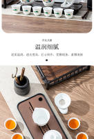 Juego de Kung Fu de Jade gordo de oveja para el hogar, cubierta de té de porcelana blanca Dehua, tazón, tetera, taza de té, caja de regalo de cerámica - details 4
