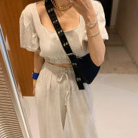 Bolso bandolera de nailon para mujer, informal e impermeable, estilo vintage coreano - details 3