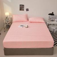 Sábana bajera de algodón con bandas elásticas, Funda de colchón antideslizante ajustable para cama doble King, 140x200, 160x200, 200x200cm - details 0