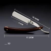 Afeitadora Plegable de Acero Inoxidable Herramienta de Peluquería para Hombres - details 12