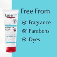 Eucerin Crema reparadora avanzada para pieles muy secas, hidratante corporal diaria sin fragancia, tubo de 8 oz - details 6