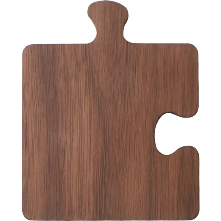 Posavasos divertidos personalizados, decoración del ambiente de la mesa de comedor del bar, posavasos aislados de madera - 1