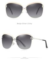 Gafas de Sol Polarizadas para Mujeres Lente de Gradiente Oculos de Sol Cuadrados de Marca de Lujo - details 20